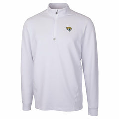 Jacksonville Jaguars Cutter & Buck Traverse Stretch Quarter-Zip Top White | NFL