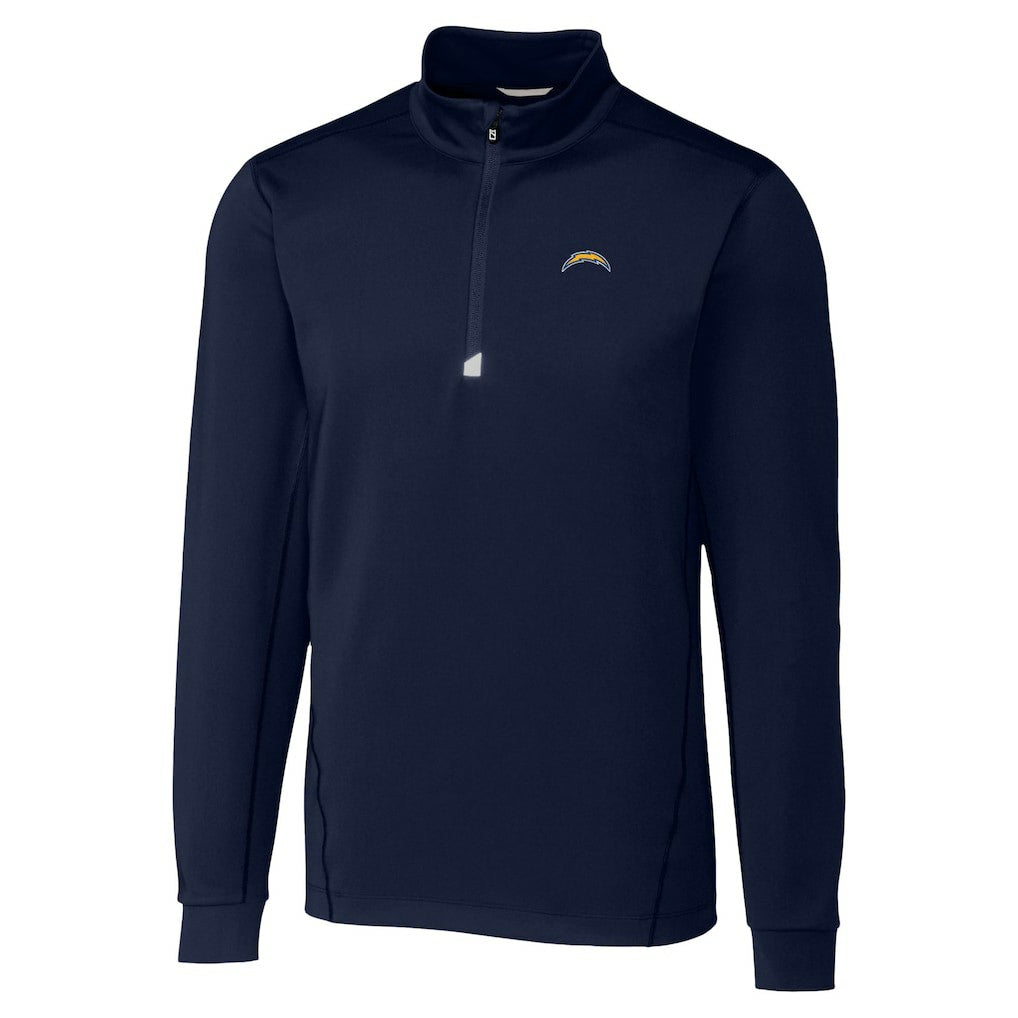 Los Angeles Chargers Cutter & Buck Traverse Stretch Quarter-Zip Top Navy | NFL