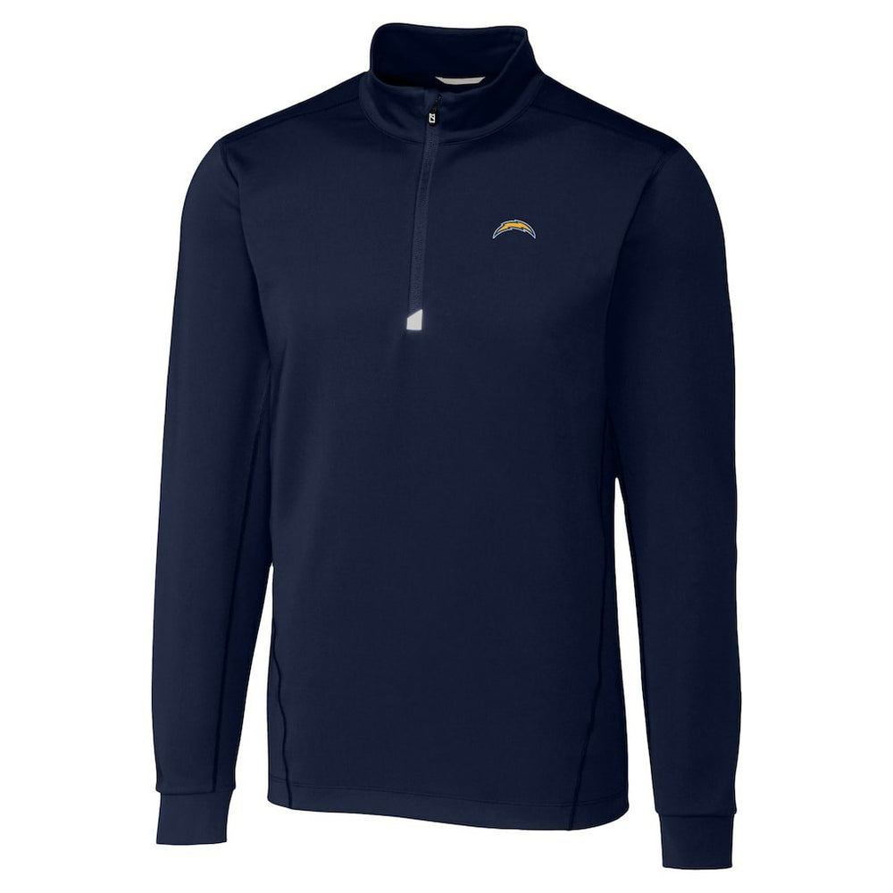 Los Angeles Chargers Cutter & Buck Traverse Stretch Quarter-Zip Top Navy | NFL