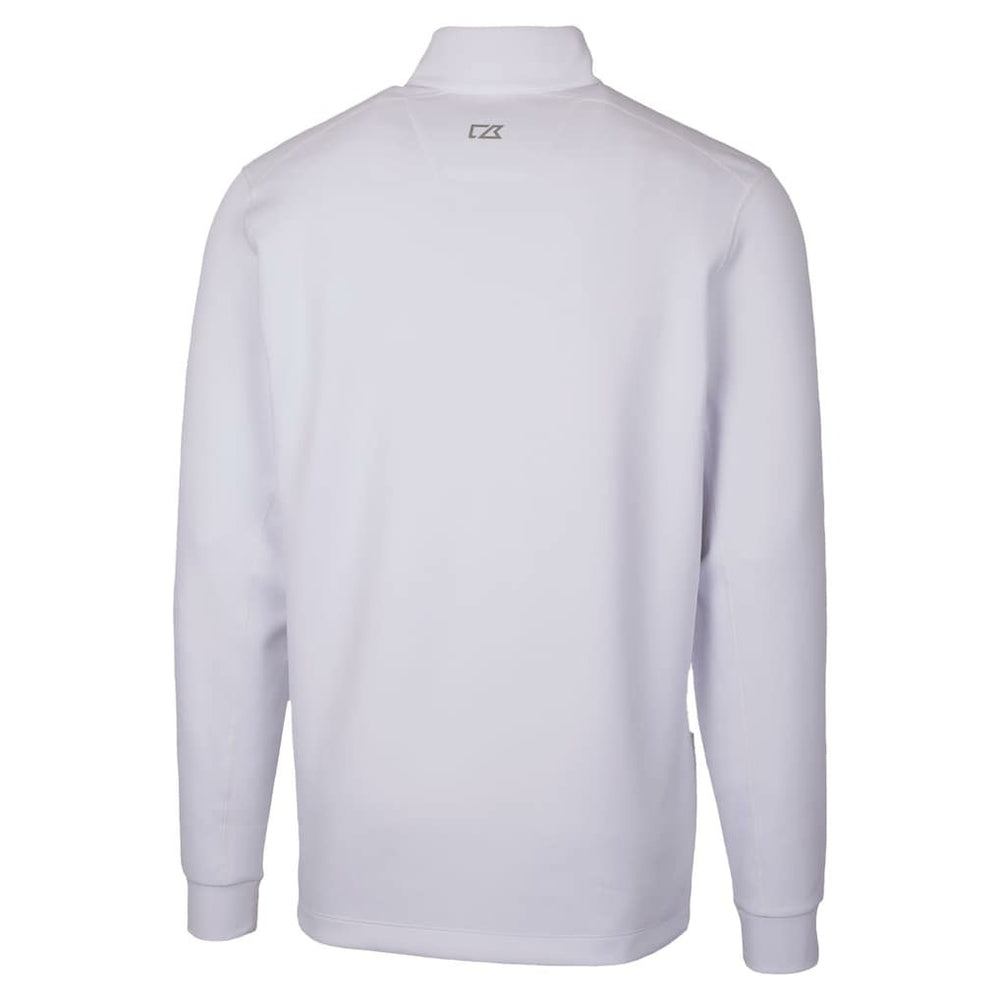 Cincinnati Bengals Cutter & Buck Traverse Stretch Quarter-Zip Top White | NFL