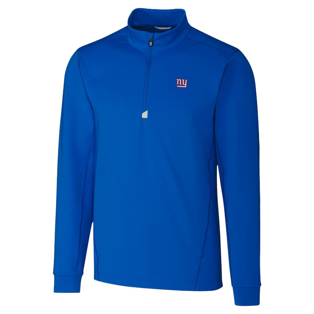 New York Giants Cutter & Buck Traverse Stretch Quarter-Zip Top Royal | NFL