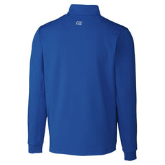 New York Giants Cutter & Buck Traverse Stretch Quarter-Zip Top Royal | NFL
