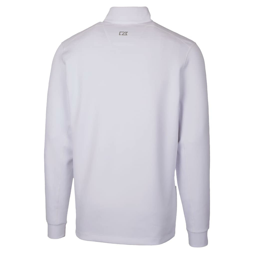 Philadelphia Eagles Cutter & Buck Traverse Stretch Quarter-Zip Top White | NFL