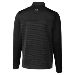 Pittsburgh Steelers Cutter & Buck Traverse Stripe Stretch DryTec Quarter-Zip Top Black | NFL