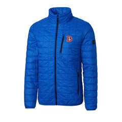Denver Broncos Cutter & Buck Big & Tall Rainier PrimaLoft Eco Insulated Full-Zip Puffer Jacket Royal | NFL