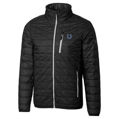 Indianapolis Colts Cutter & Buck Big & Tall Rainier PrimaLoft Eco Insulated Full-Zip Hoodie Puffer Jacket Black | NFL