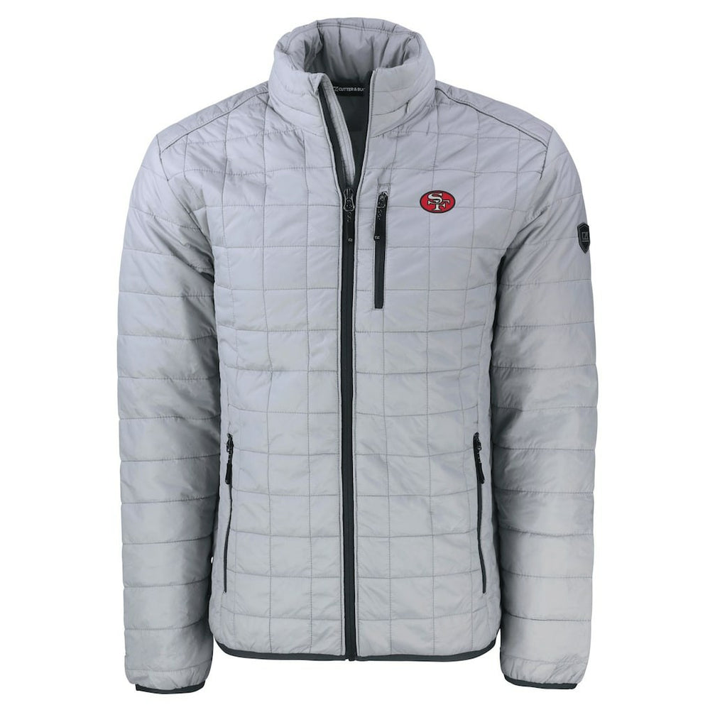 San Francisco 49ers Cutter & Buck Big & Tall Rainier PrimaLoft Eco Insulated Full-Zip Puffer Jacket Gray | NFL