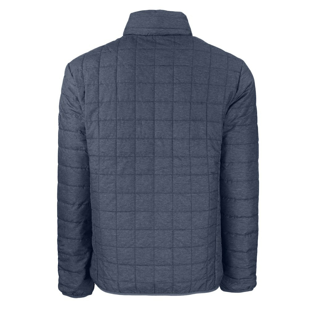 Buffalo Bills Cutter & Buck Big & Tall Rainier PrimaLoft Eco Insulated Full-Zip Hoodie Puffer Jacket Charcoal | NFL