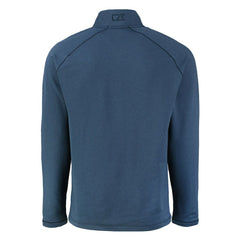 Miami Dolphins Cutter & Buck Peshastin Eco Fleece Tri-Blend Raglan Recycled Quarter-Zip Jacket Heather Navy | NFL