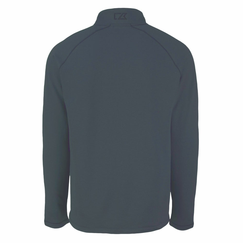 New York Jets Cutter & Buck Peshastin Eco Fleece Recycled Half-Zip Top Heather Black | NFL