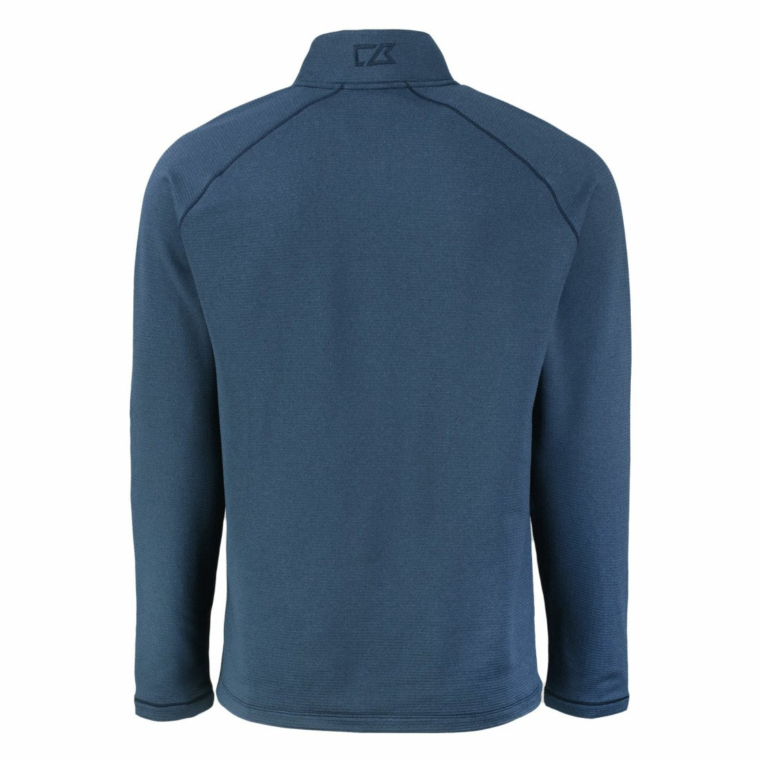 Tampa Bay Buccaneers Cutter & Buck Peshastin Eco Fleece Tri-Blend Raglan Recycled Quarter-Zip Jacket Heather Navy | NFL