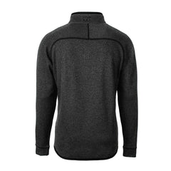 Carolina Panthers Cutter & Buck Big & Tall Mainsail Sweater-Knit Raglan Half-Zip Jacket Heather Charcoal | NFL