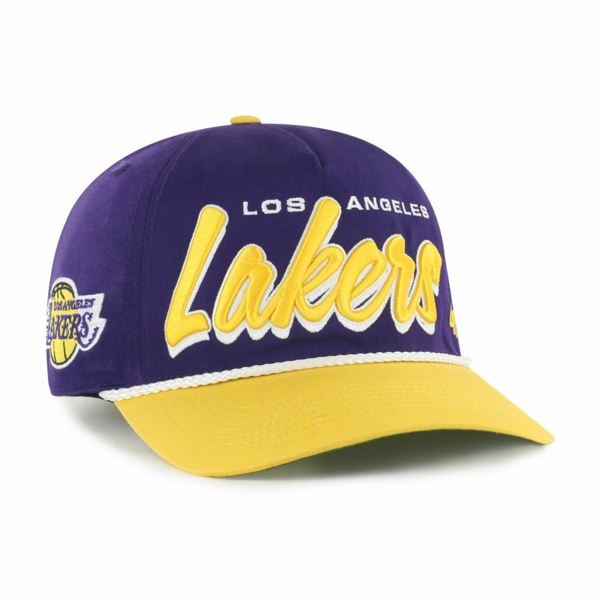 Los Angeles Lakers '47 Dropshadow Rope Hitch Adjustable Hat Purple/Gold - NBA
