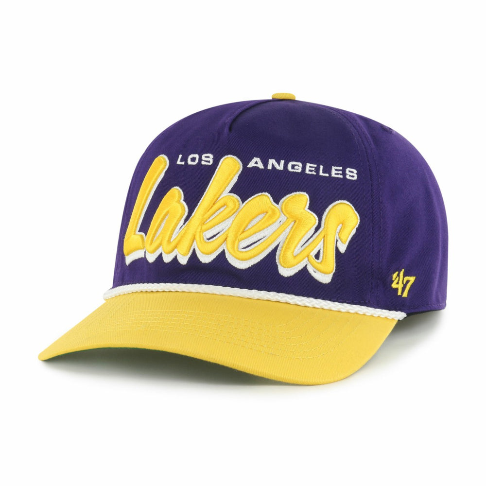 Los Angeles Lakers '47 Dropshadow Rope Hitch Adjustable Hat Purple/Gold - NBA