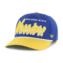Golden State Warriors '47 Dropshadow Rope Hitch Adjustable Hat Royal/Gold - NBA