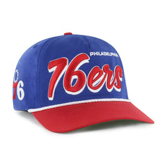 Philadelphia 76ers '47 Dropshadow Rope Hitch Adjustable Hat Royal/Red - NBA