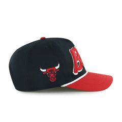 Chicago Bulls '47 Dropshadow Rope Hitch Adjustable Hat Black/Red - NBA