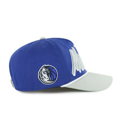 Dallas Mavericks '47 Dropshadow Rope Hitch Adjustable Hat Blue/Gray - NBA
