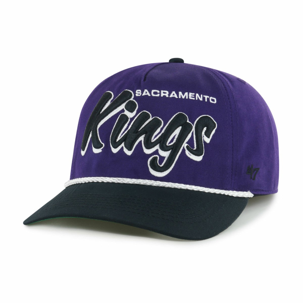 Sacramento Kings '47 Dropshadow Rope Hitch Adjustable Hat Purple/Black - NBA
