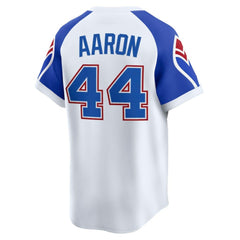 Hank Aaron Atlanta Braves Nike Throwback Cooperstown Collection Limited Jersey - MLB