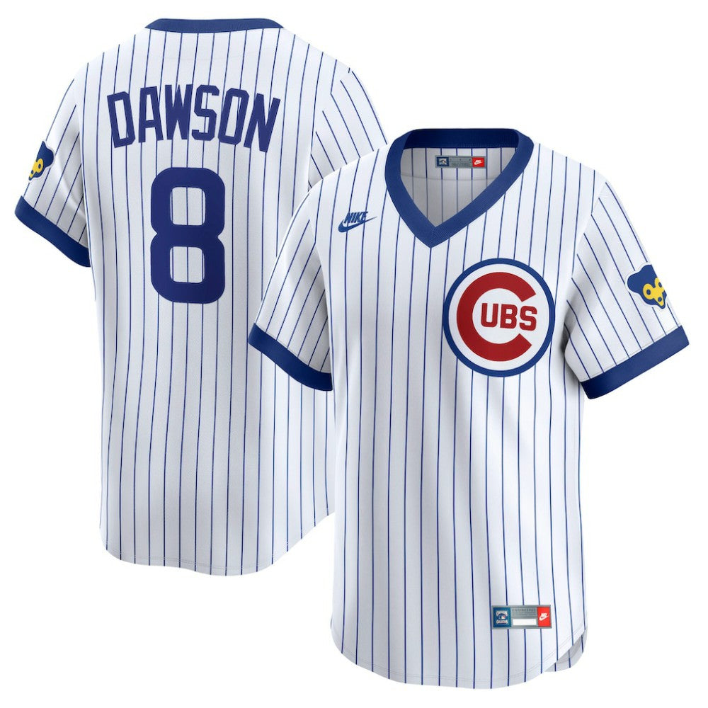 Andre Dawson Chicago Cubs Nike Throwback Cooperstown Collection Limited Jersey - MLB