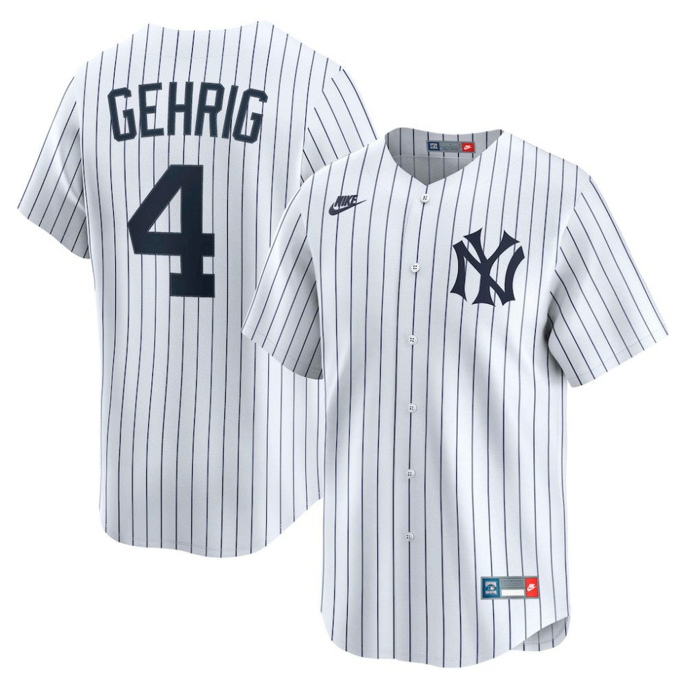 Lou Gehrig New York Yankees Nike Throwback Cooperstown Collection Limited Jersey - MLB