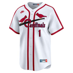 Ozzie Smith St. Louis Cardinals Nike Throwback Cooperstown Collection Limited Jersey - MLB