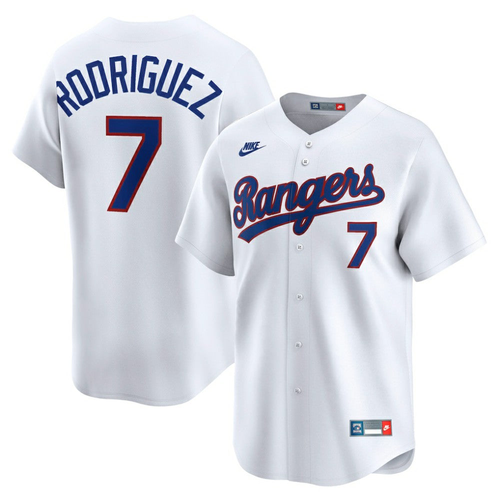 Ivan Rodriguez Texas Rangers Nike Throwback Cooperstown Collection Limited Jersey - MLB