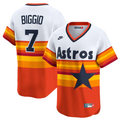 Craig Biggio Houston Astros Nike Throwback Cooperstown Collection Limited Player Jersey - MLB