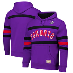 Toronto Raptors Hardwood Classics Nights Head Coach Pullover Hoodie Purple - NBA
