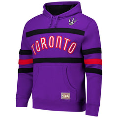 Toronto Raptors Hardwood Classics Nights Head Coach Pullover Hoodie Purple - NBA