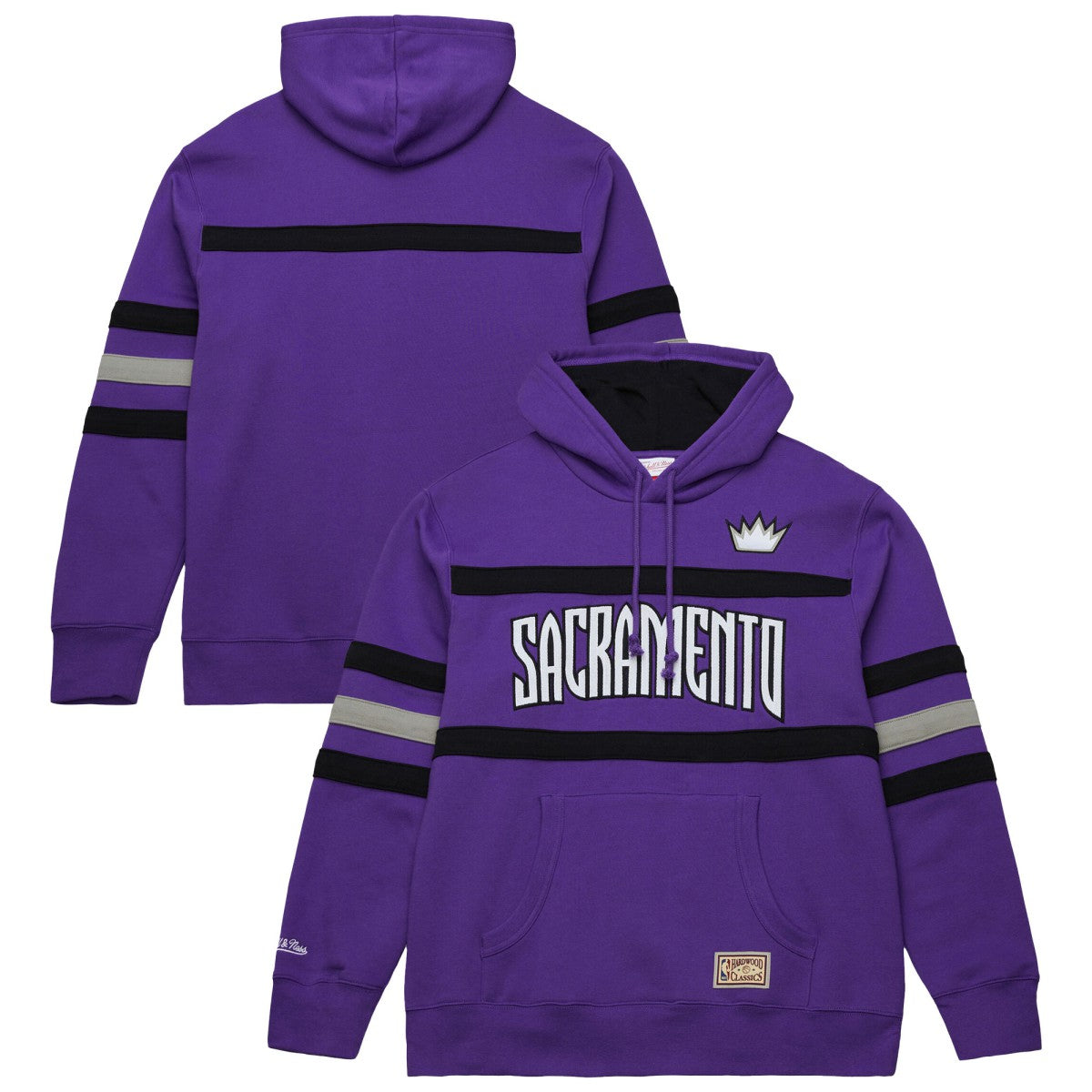 Sacramento Kings Hardwood Classics Nights Head Coach Pullover Hoodie Purple - NBA