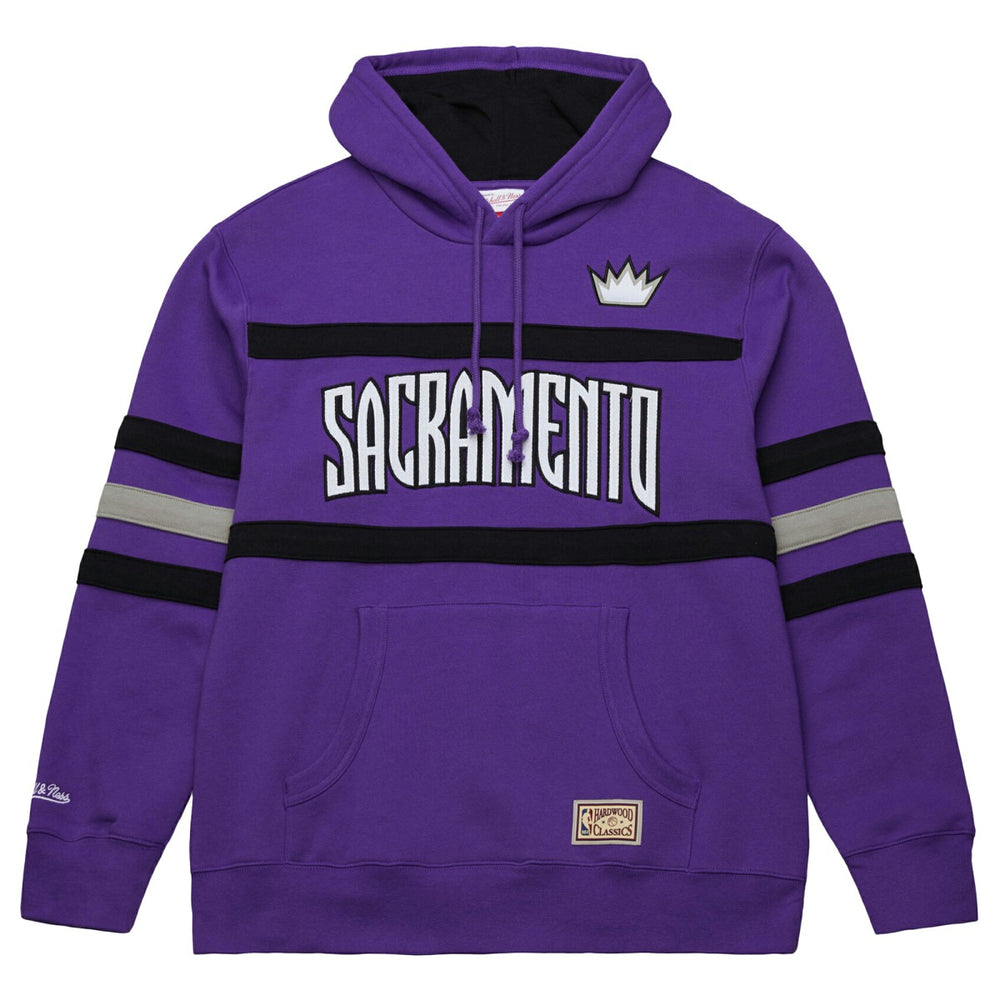 Sacramento Kings Hardwood Classics Nights Head Coach Pullover Hoodie Purple - NBA