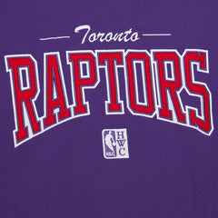 Toronto Raptors Hardwood Classics There & Back 2.0 Vintage Pullover Sweatshirt Purple - NBA