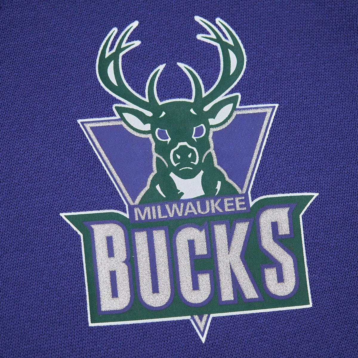 Milwaukee Bucks Hardwood Classics There & Back 2.0 Vintage Pullover Sweatshirt Purple - NBA
