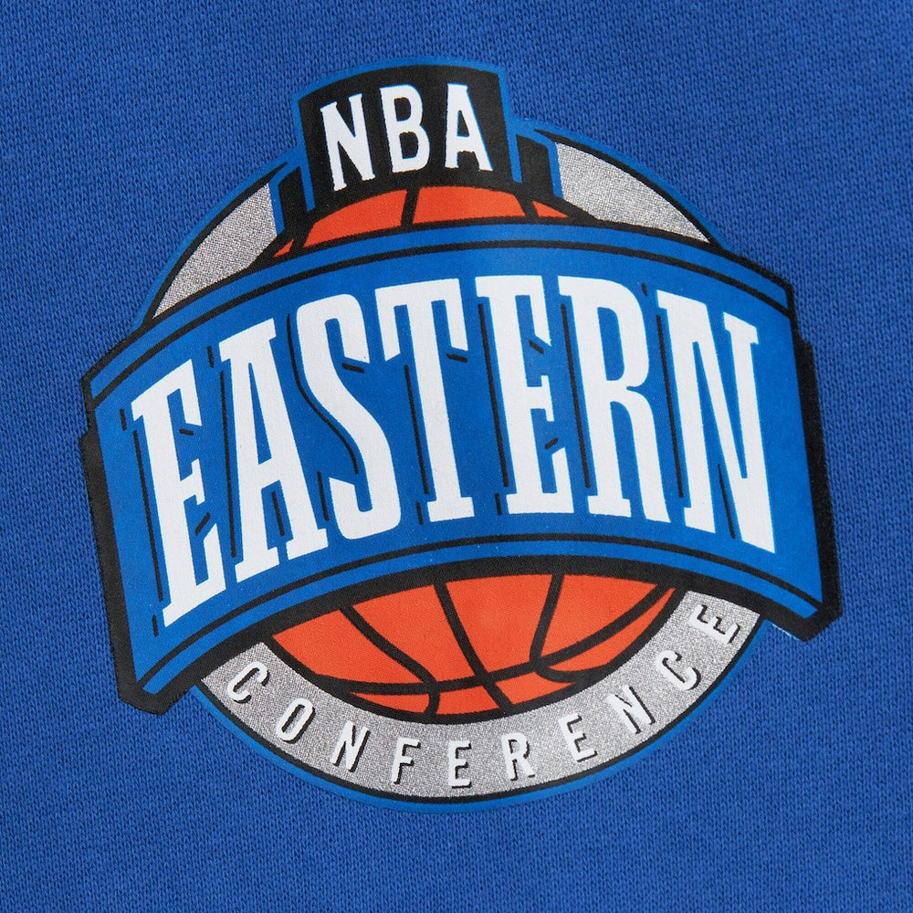 Philadelphia 76ers Hardwood Classics There & Back 2.0 Vintage Pullover Sweatshirt Royal - NBA