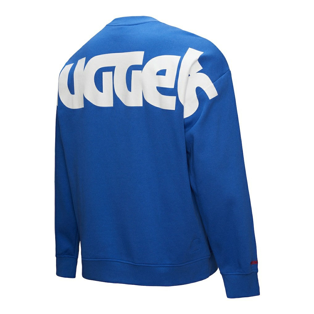 Denver Nuggets Hardwood Classics There & Back 2.0 Vintage Pullover Sweatshirt Royal - NBA