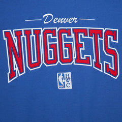 Denver Nuggets Hardwood Classics There & Back 2.0 Vintage Pullover Sweatshirt Royal - NBA