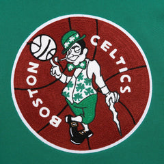 Boston Celtics Chainstitch Applique Vintage Heavyweight Pullover Hoodie Kelly Green - NBA
