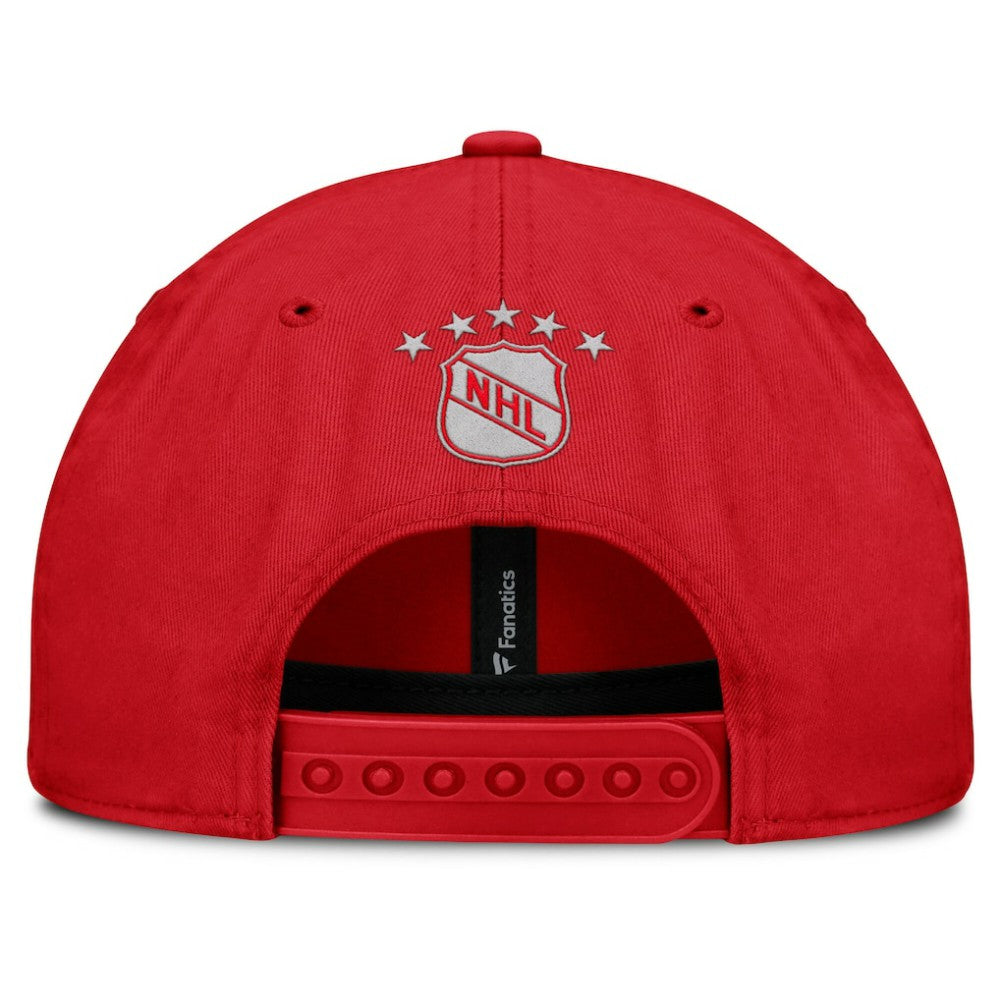 Detroit Red Wings Fanatics Decades Collection Adjustable Hat - Red - NHL