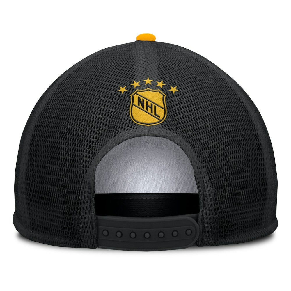 Boston Bruins Fanatics Decades Collection Foam Front Snapback Hat - White/Black - NHL