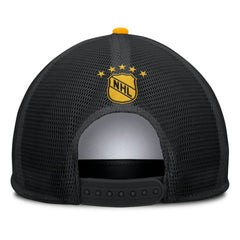 Boston Bruins Fanatics Decades Collection Foam Front Snapback Hat - White/Black - NHL