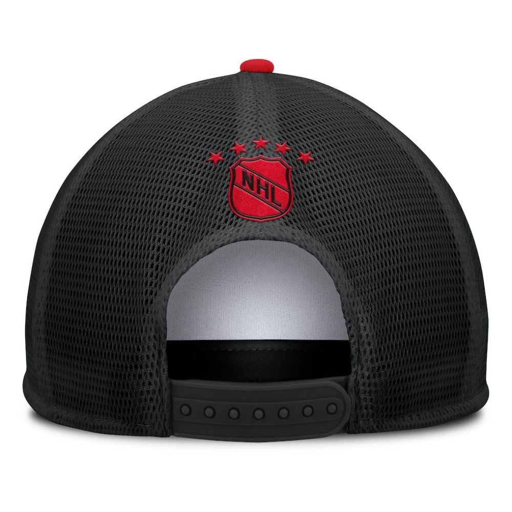 Chicago Blackhawks Fanatics Decades Collection Foam Front Snapback Hat - White/Black - NHL