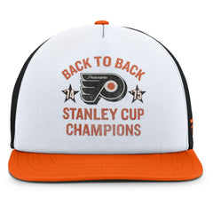 Philadelphia Flyers Fanatics Decades Collection Foam Front Snapback Hat - White/Orange - NHL