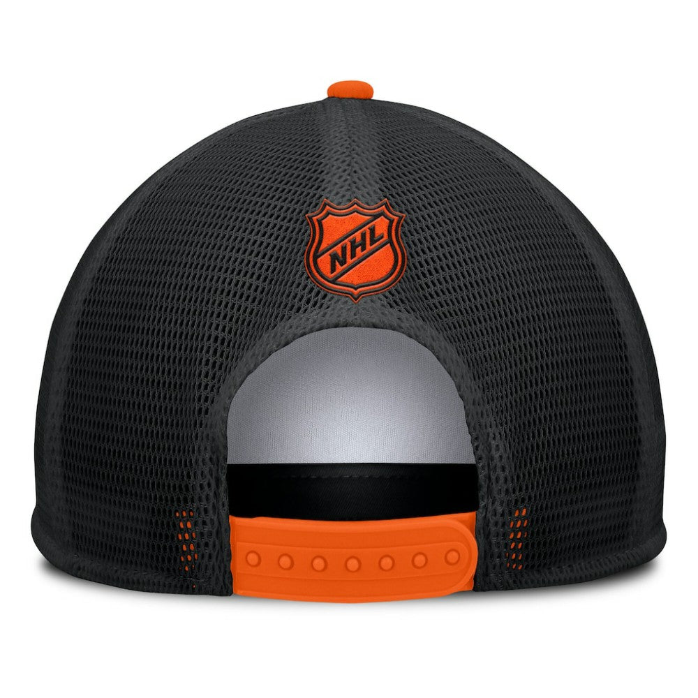 Philadelphia Flyers Fanatics Decades Collection Foam Front Snapback Hat - White/Orange - NHL