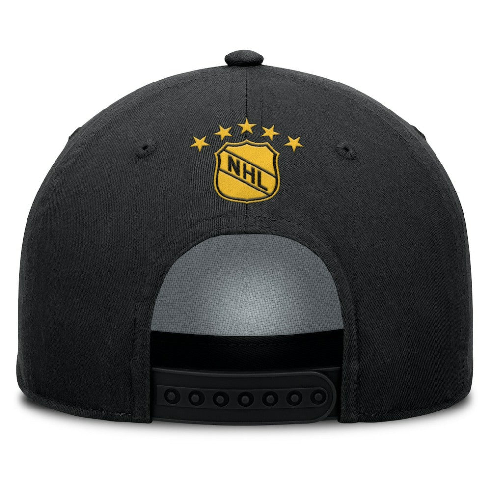 Boston Bruins Fanatics Decades Collection A-Frame Rope Adjustable Hat - Black - NHL