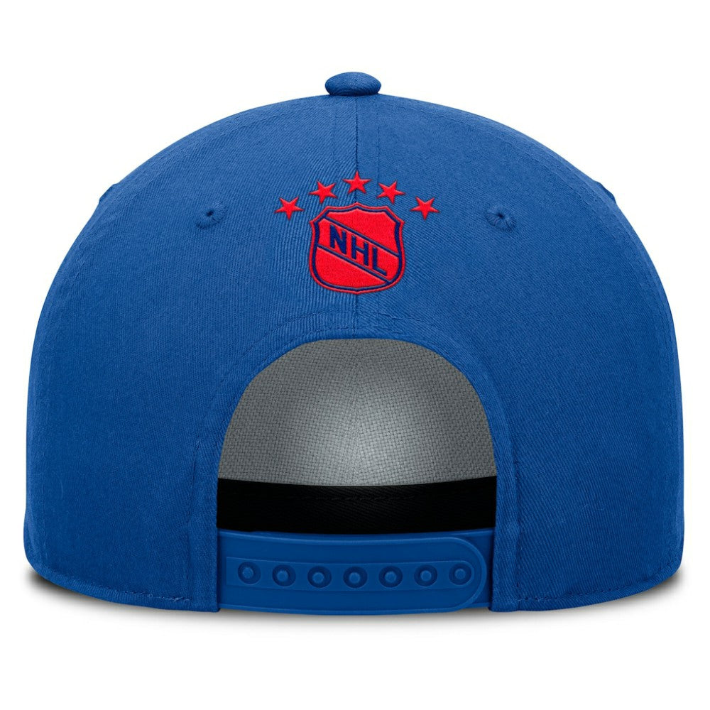 New York Rangers Fanatics Decades Collection A-Frame Rope Adjustable Hat - Royal - NHL