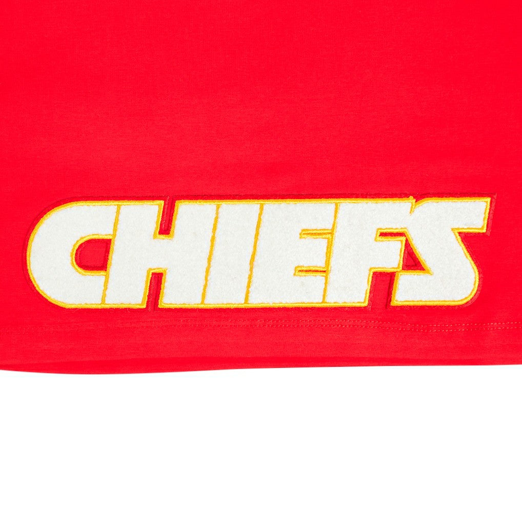 Travis Kelce Kansas City Chiefs Pro Standard Women's Player Name & Number Cropped Boxy T-Shirt Red | NFL