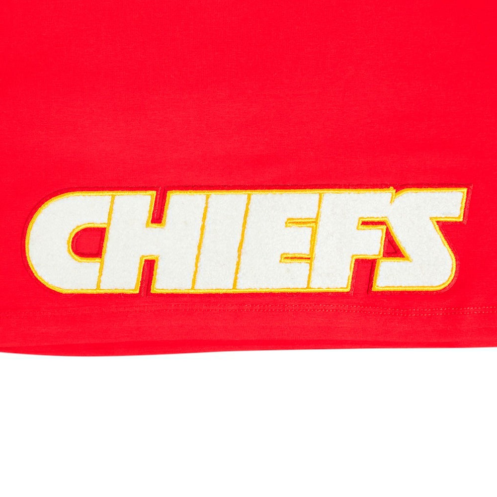 Travis Kelce Kansas City Chiefs Pro Standard Women's Player Name & Number Cropped Boxy T-Shirt Red | NFL