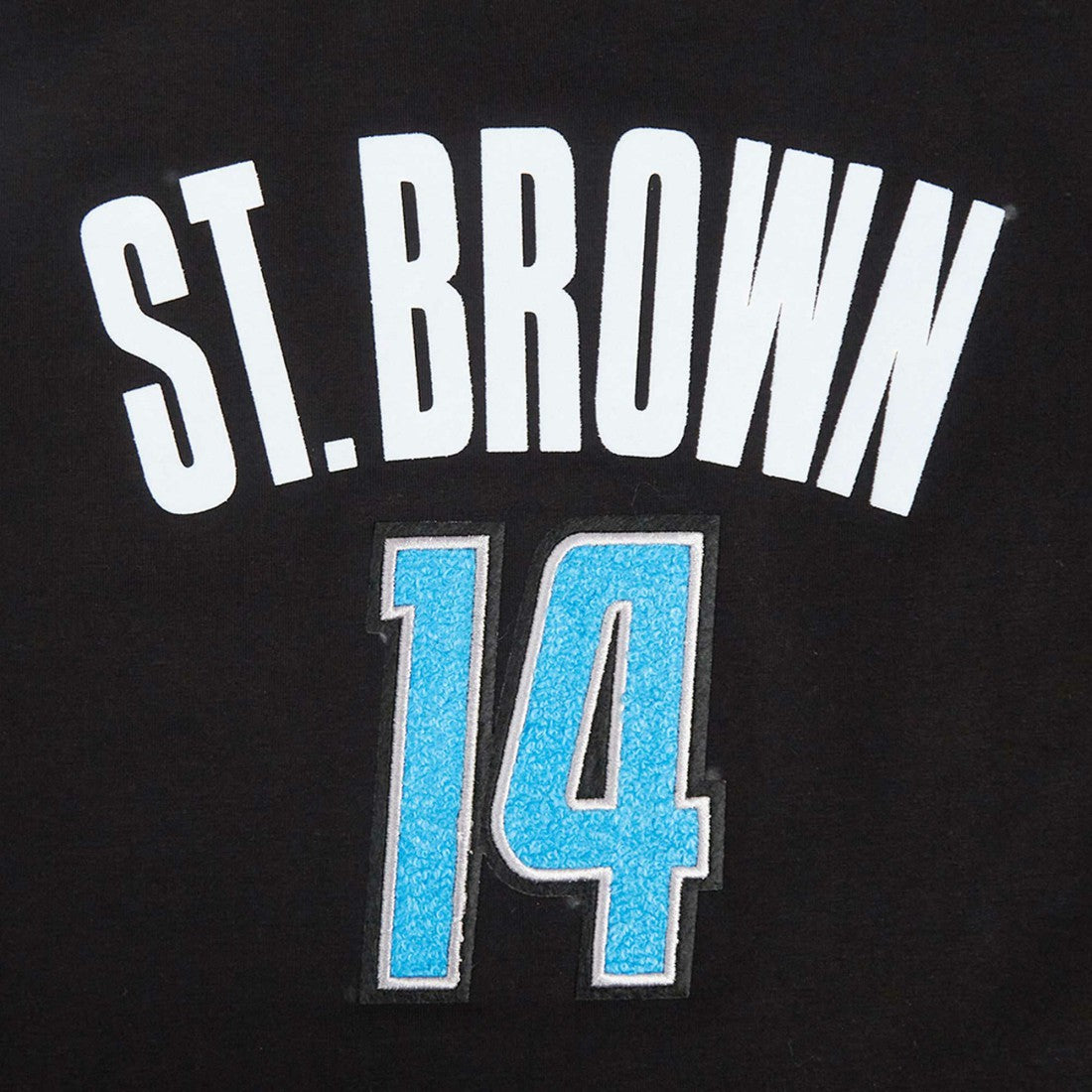 Amon-Ra St. Brown Detroit Lions Pro Standard Women's Player Name & Number Cropped Boxy T-Shirt Black | NFL